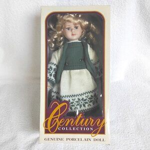 Genuine 12" Porcelain Handcrafted Collectible Doll Century Collection BNIP!!